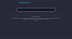 Desktop Screenshot of canadaaboard.com